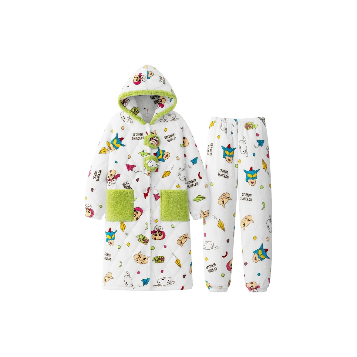 Gongdie x LABIXIAOXIN LIANMINGKUAN Pajama Set Unisex White Shopping Bag