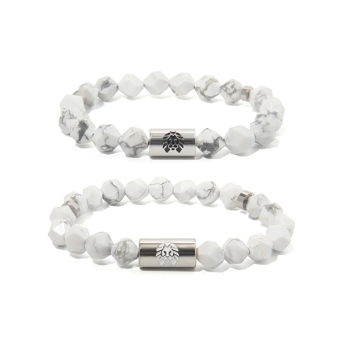 Rastaclat Белый Бирюзовый Маленький Лев Китайский стиль Браслет с Бусинами Унисекс