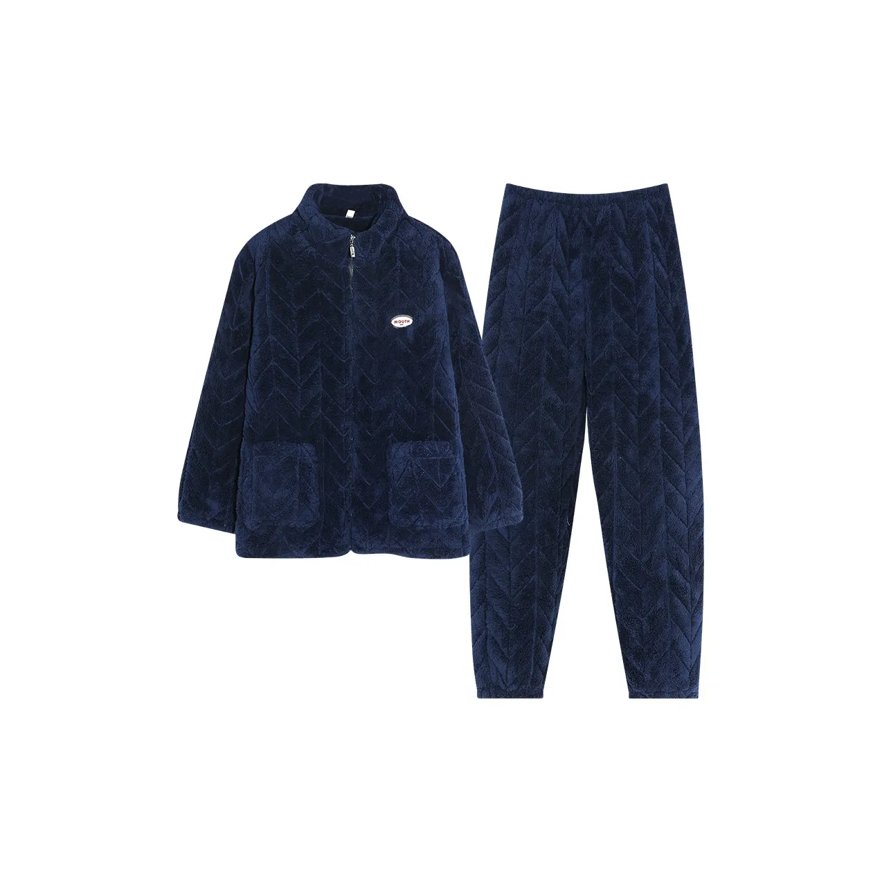 WANANNI Пижамный комплект Мужской Темно-синий