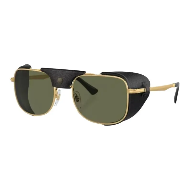 PERSOL Metal Irregular Shape Sunglasses Men's Gold