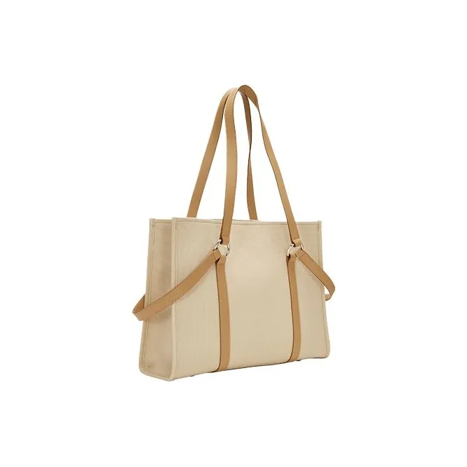 ZESH Canvas Bag, Tote Bag, Shopping Bag, Shoulder Bag Large Size Women's Multicolor