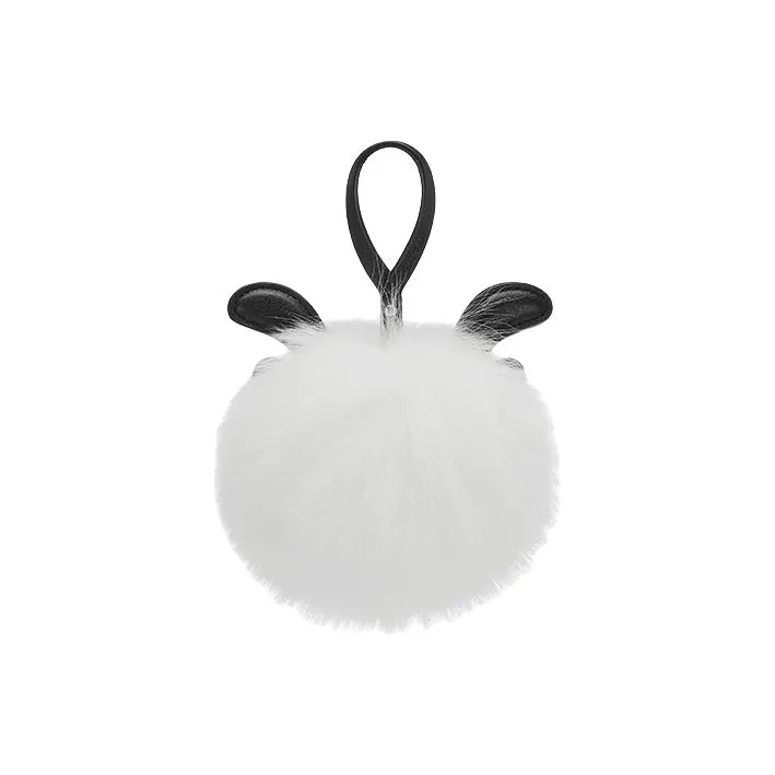 ZESH Fox Fur Dragon Head Pendant Women's