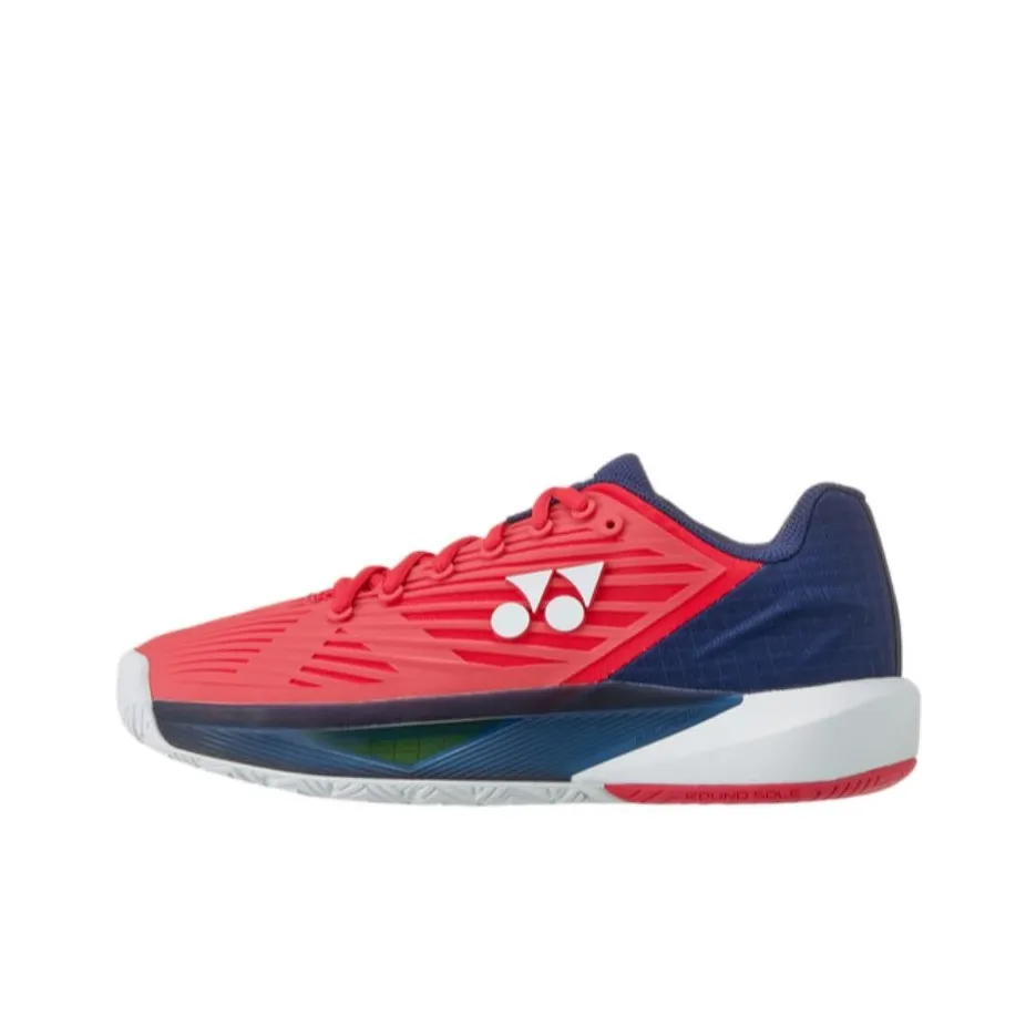 YONEX Supportive And Elastic Low Top Tennis Shoes Unisex Red Blue