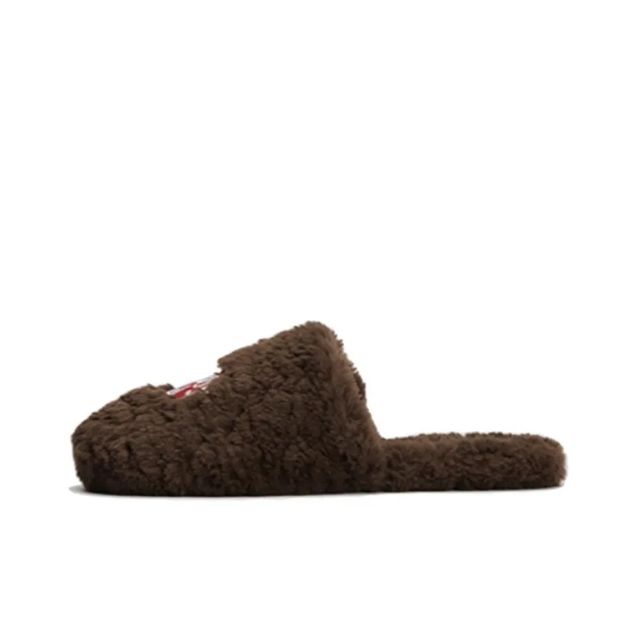 GOOD BAI Slip-Resistant Wrap-toe Slippers Unisex Mocha