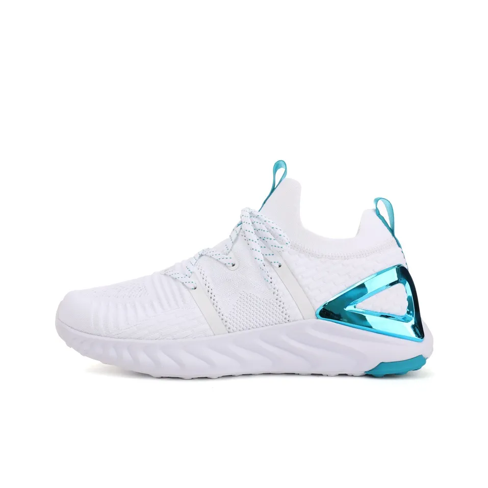 PEAK State Pole 1,0 Plus Slip-Resistant Abrasion-Resistant Waterproof Low-Top Беговые кроссовки Мужские Белый Синий