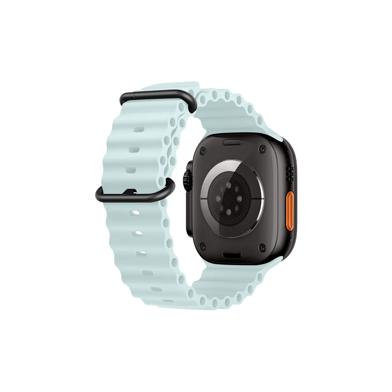 FZRT Strap Apple Compatibility Silicone Material Outdoor Sports Ocean Skin Friendly Soft Vinyl Wristband