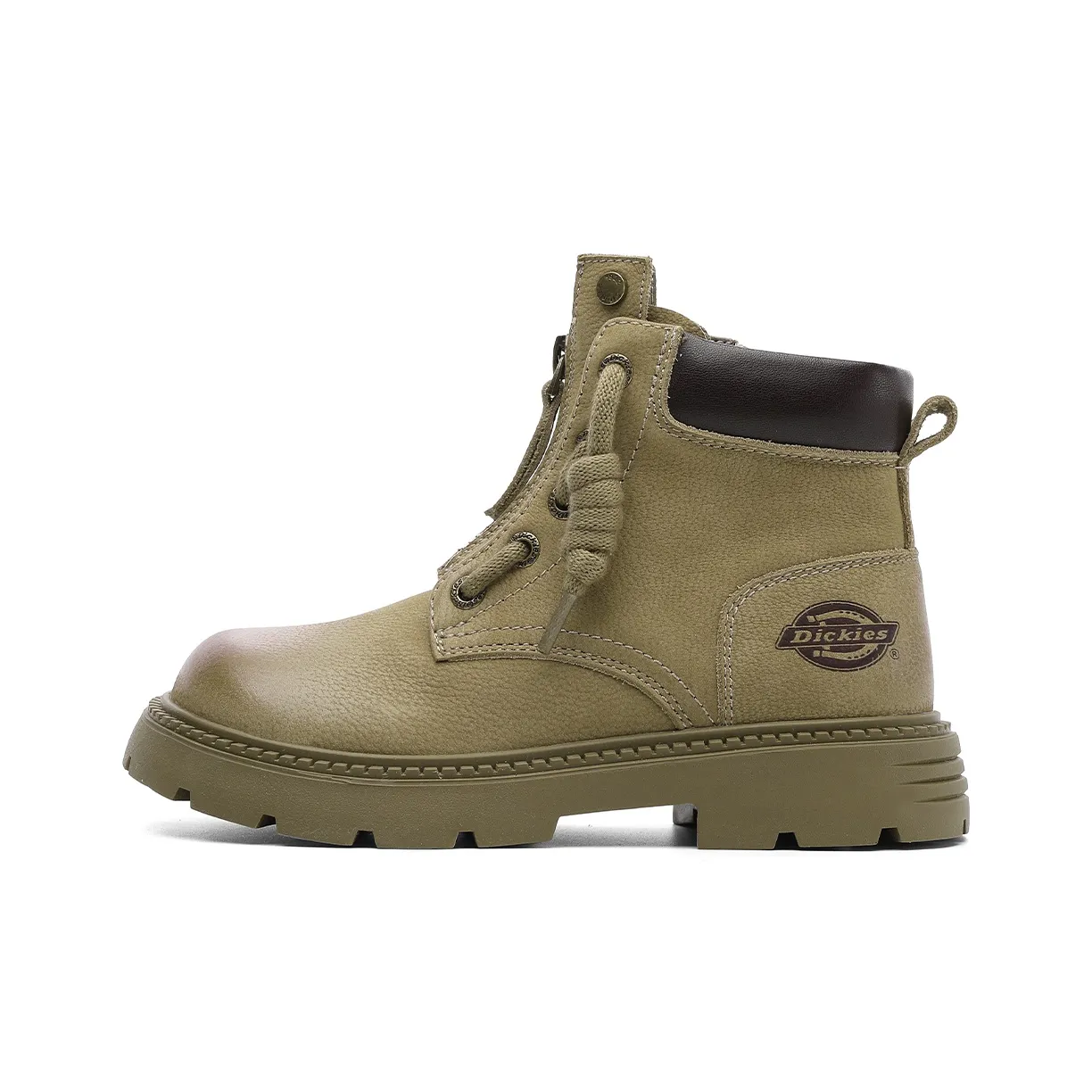 Dickies Противоскользящие Анти-KICK Амортизация Устойчивые к истиранию Увеличение высоты Поддержка Высокие Ботинки Хаки Детские