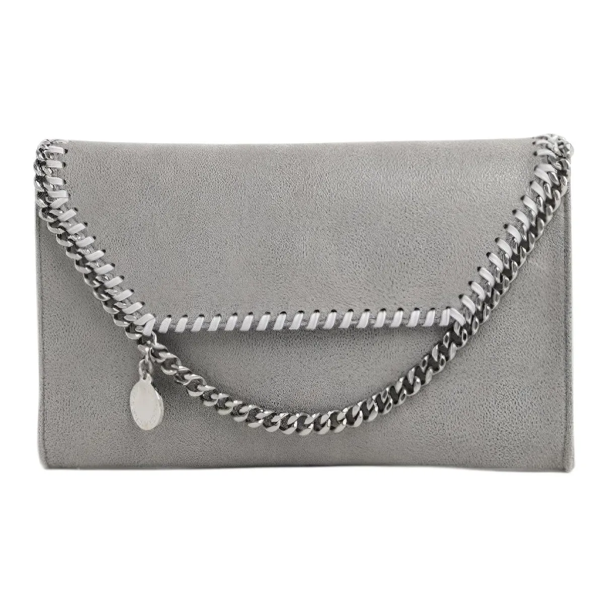 Stella McCartney Polyester Shoulder Bag Crossbody Bag Wallet Unisex Gray