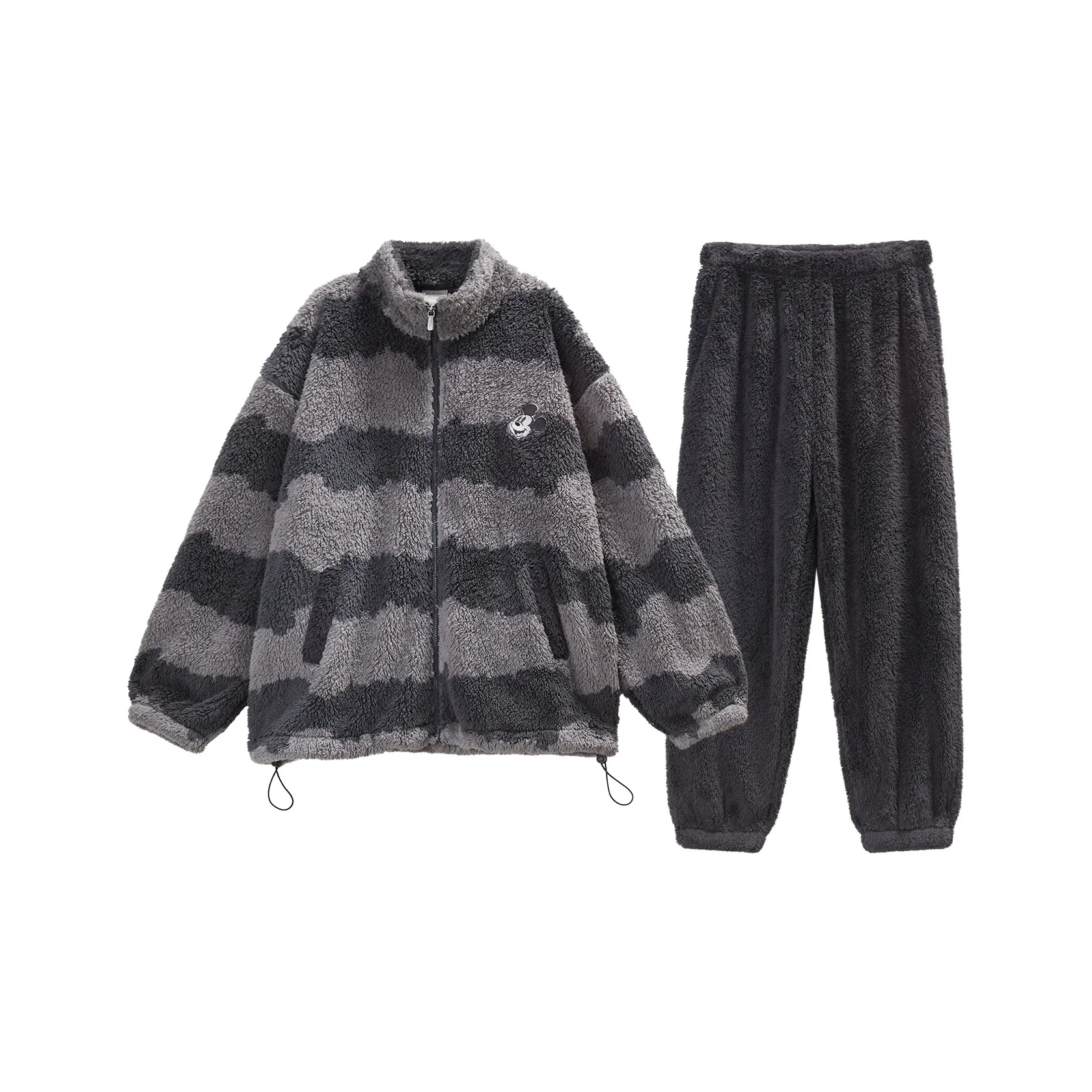 GUKOO x Disney Mickey Series Pajama Set Men's Dark Gray