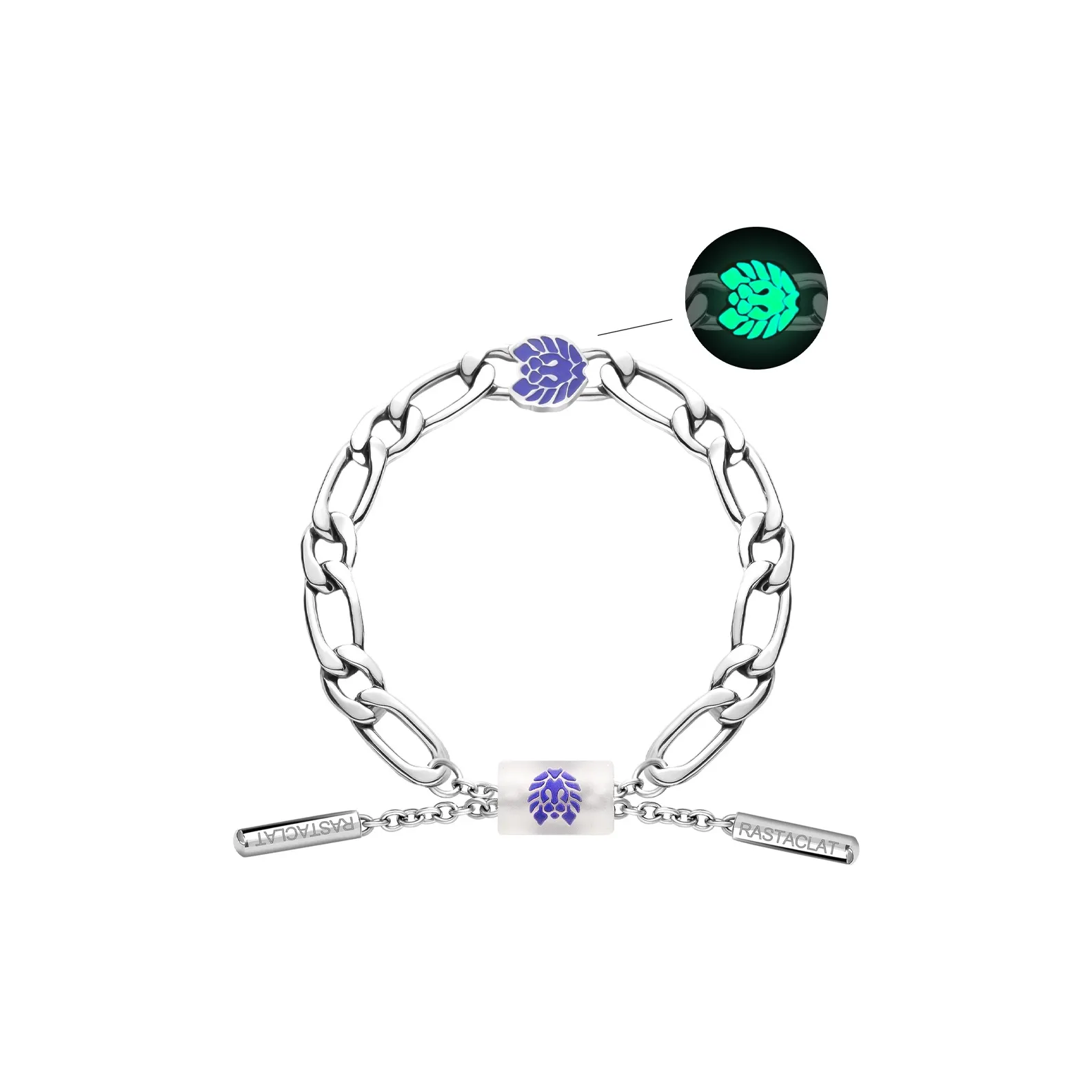 Rastaclat Титановый стальной браслет Little Lion Унисекс