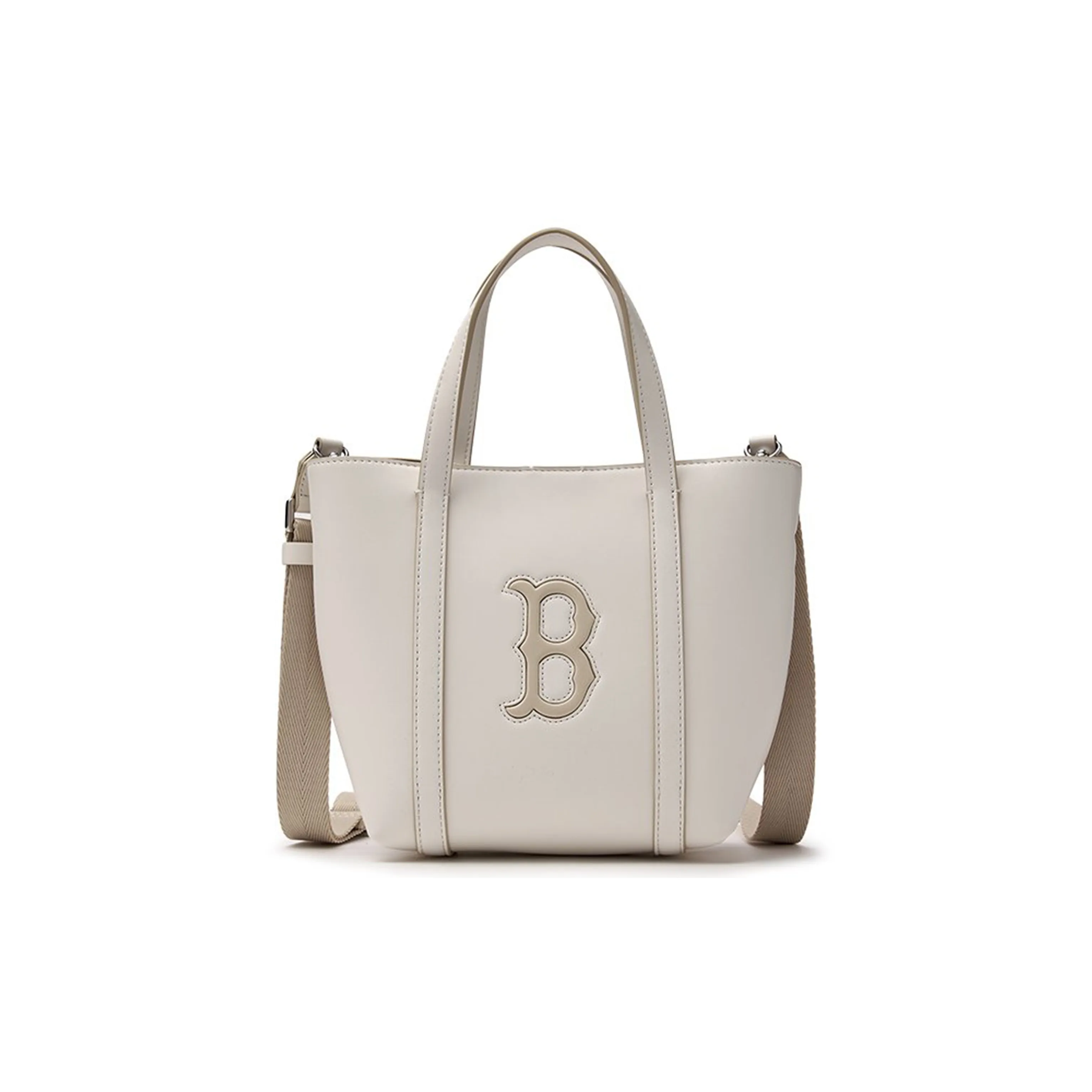 Mlb Base Logo Сумка-тоут Сумка Сумка через плечо Сумка через плечо Унисекс Темно-кремовый