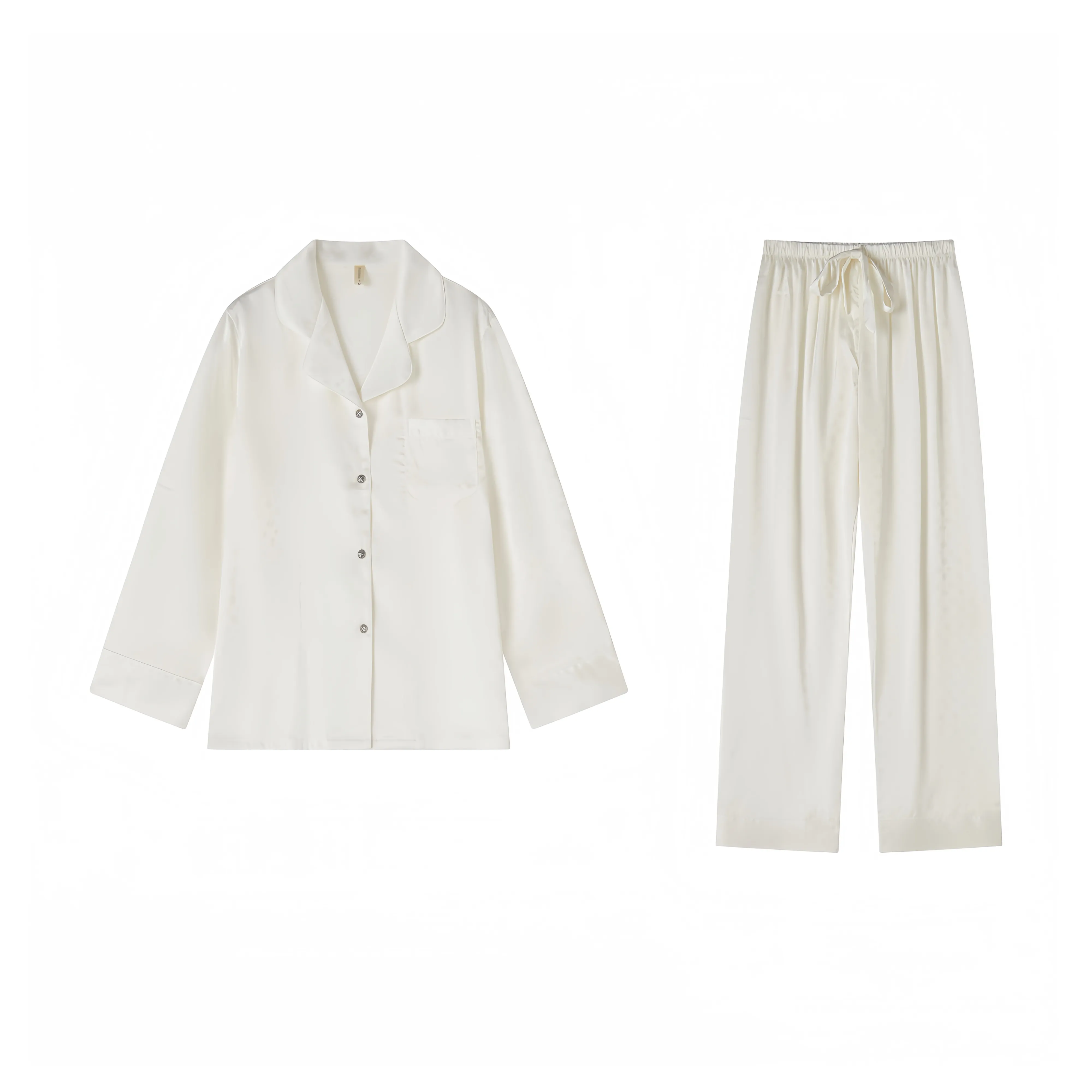 Kosrood Pajama Set Women's White