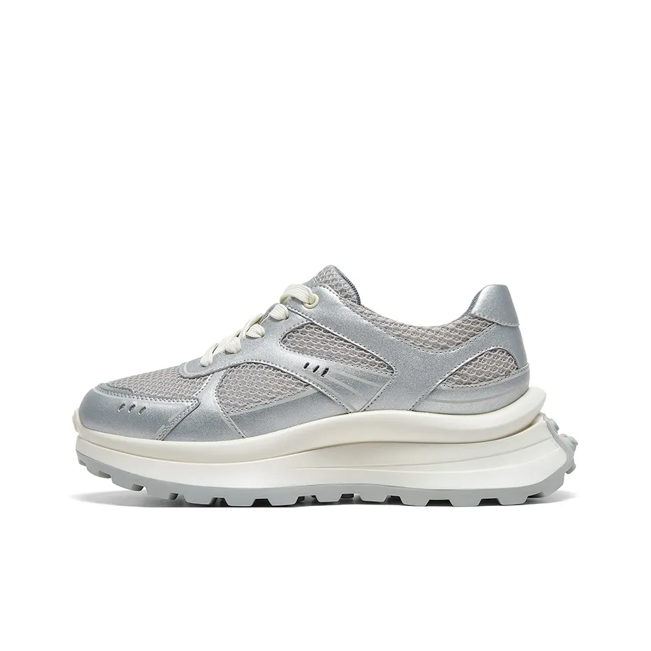 SKAP Амортизаторы Shock Slip-resistant Низкий топ Толстая подошва Кроссовки Женские