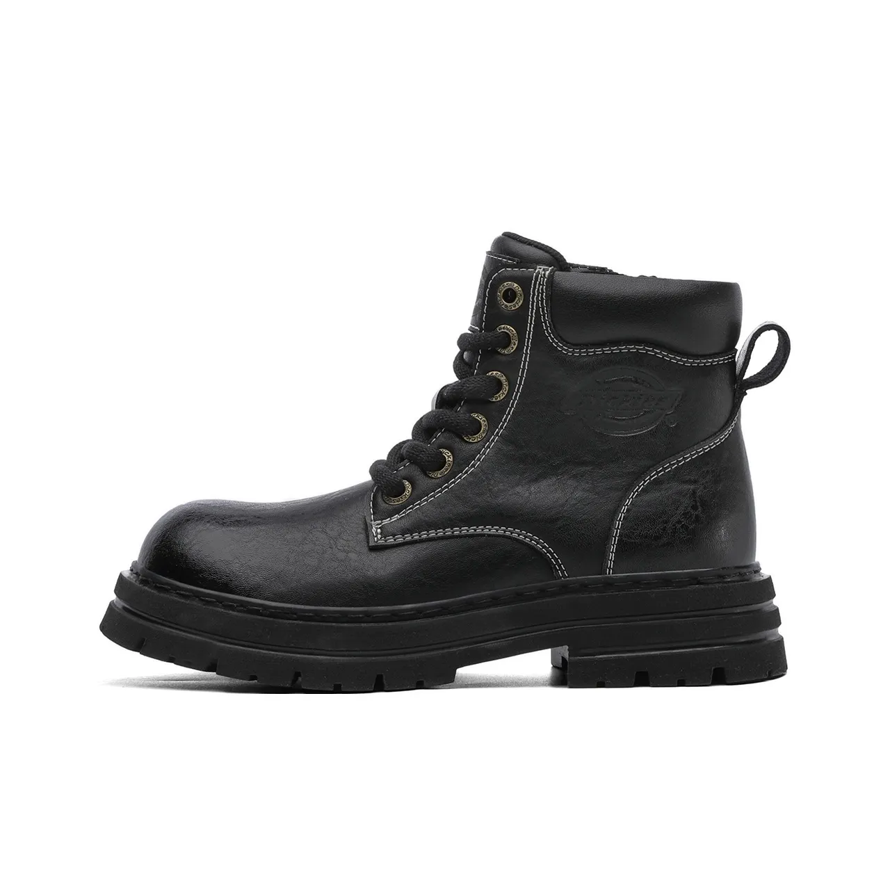 Dickies противоскользящие анти-KICK абразионные устойчивые визуально увеличивающие рост поддержку высокие топ детские ботинки черные детские