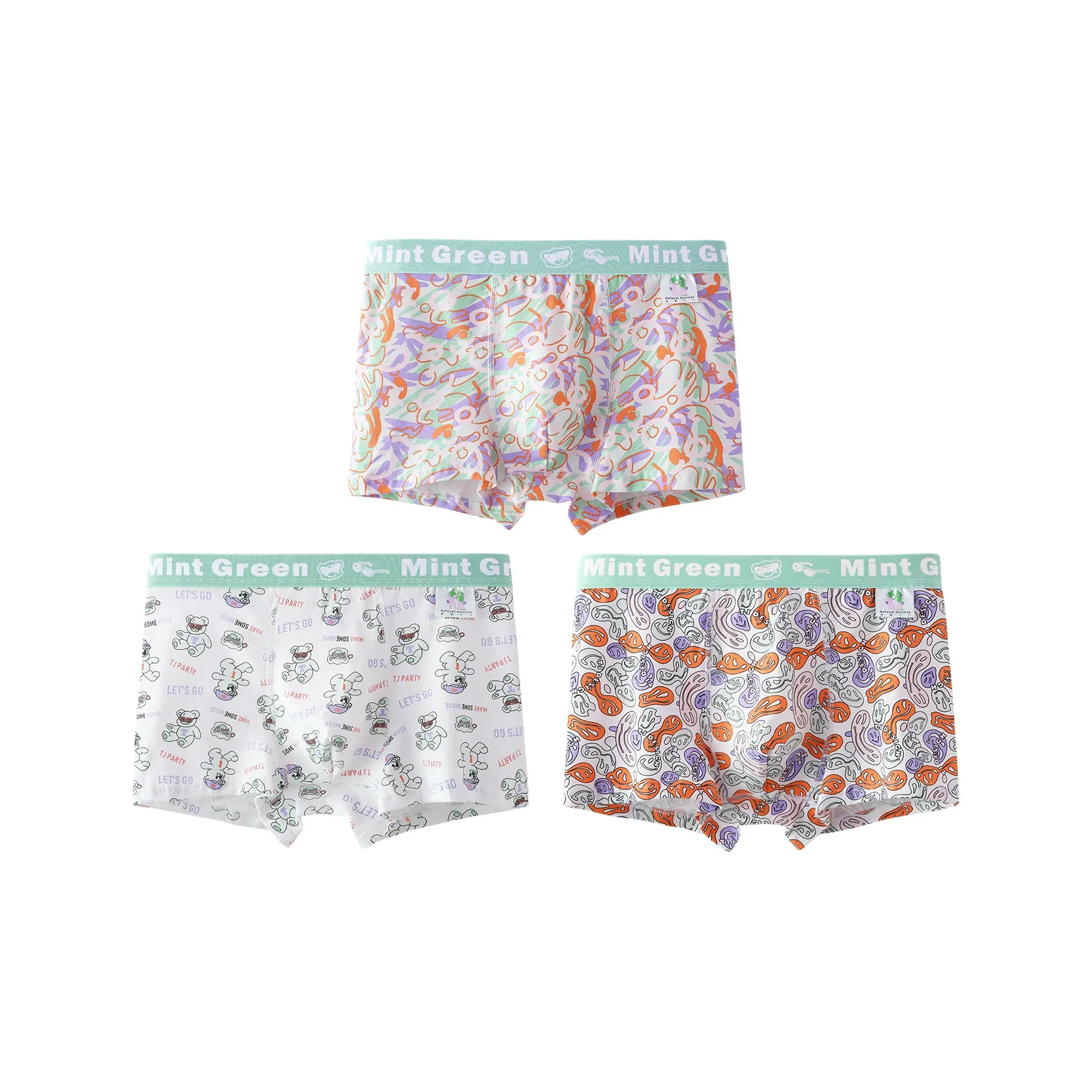 Qiao Ni Tong 1522+1523+1524 Мужские боксер-шорты