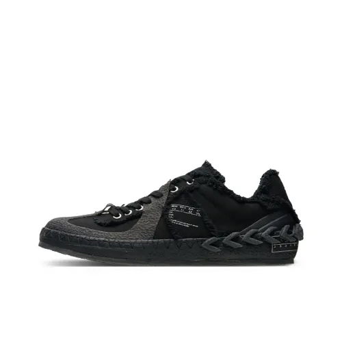 XVESSEL Кроссовки для скейтбординга Low Top UNIVERSAL Черные Унисекс