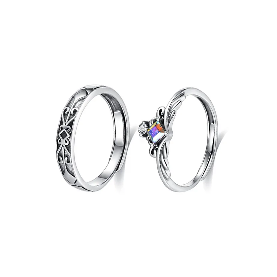 Lockstarfy Moonstone Rings Unisex