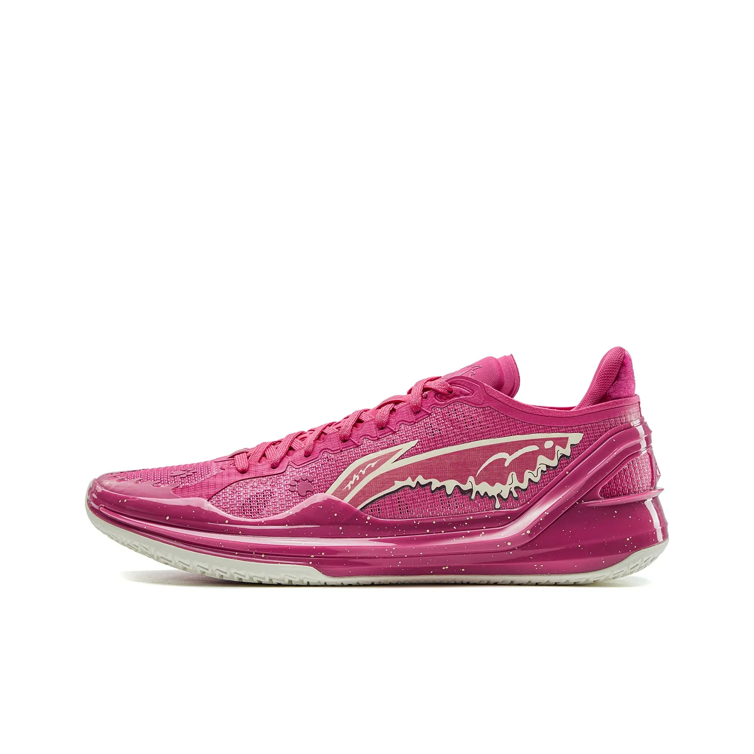 LiNing Blade 4V2 Cushioning Anti Slip And Wear Resistant Support Lightweight Low Top Basketball Shoes Unisex Pink