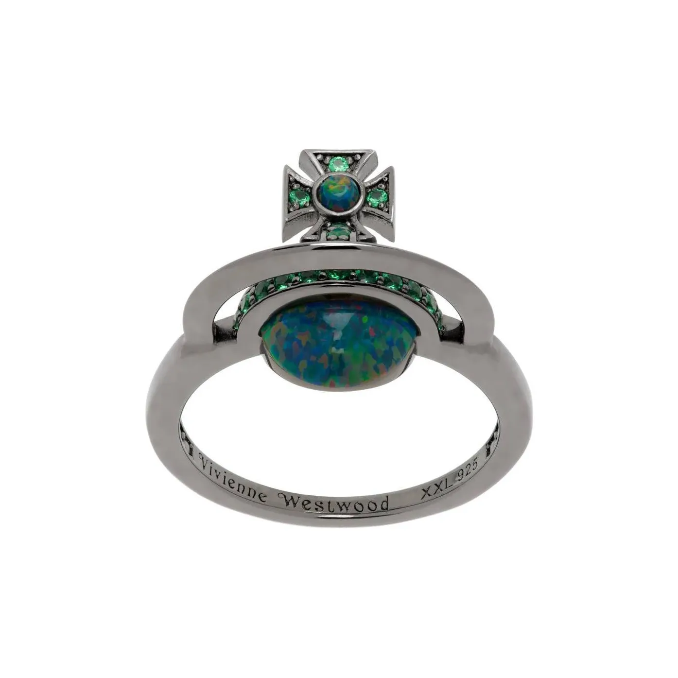 Vivienne Westwood Recycled 925 Sterling Silver Rings Men's Silver
