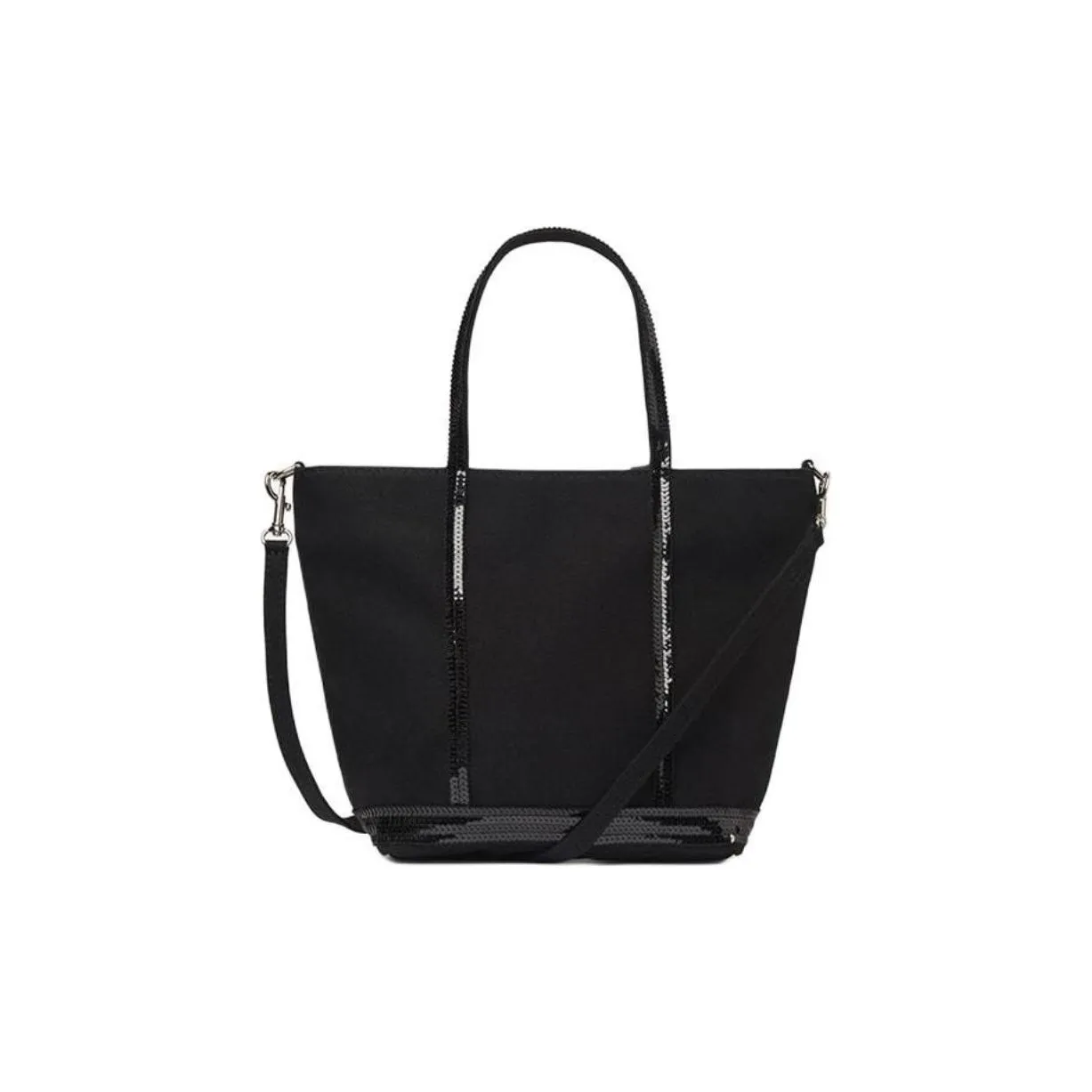 Vanessa Bruno Canvas Tote Bag, Shopping Bag, Canvas Bag, Shoulder Bag, Crossbody Bag, Handbag Trumpets Women's Black