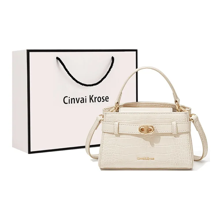 CinvaiKrose Коровья кожа с синтетической кожей стильная ручная сумка Kelly сумка через плечо маленькая