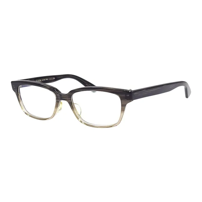 MASUNAGA Пластиковая оправа прямоугольная оправа для очков мужская с текстурой древесного зерна серый