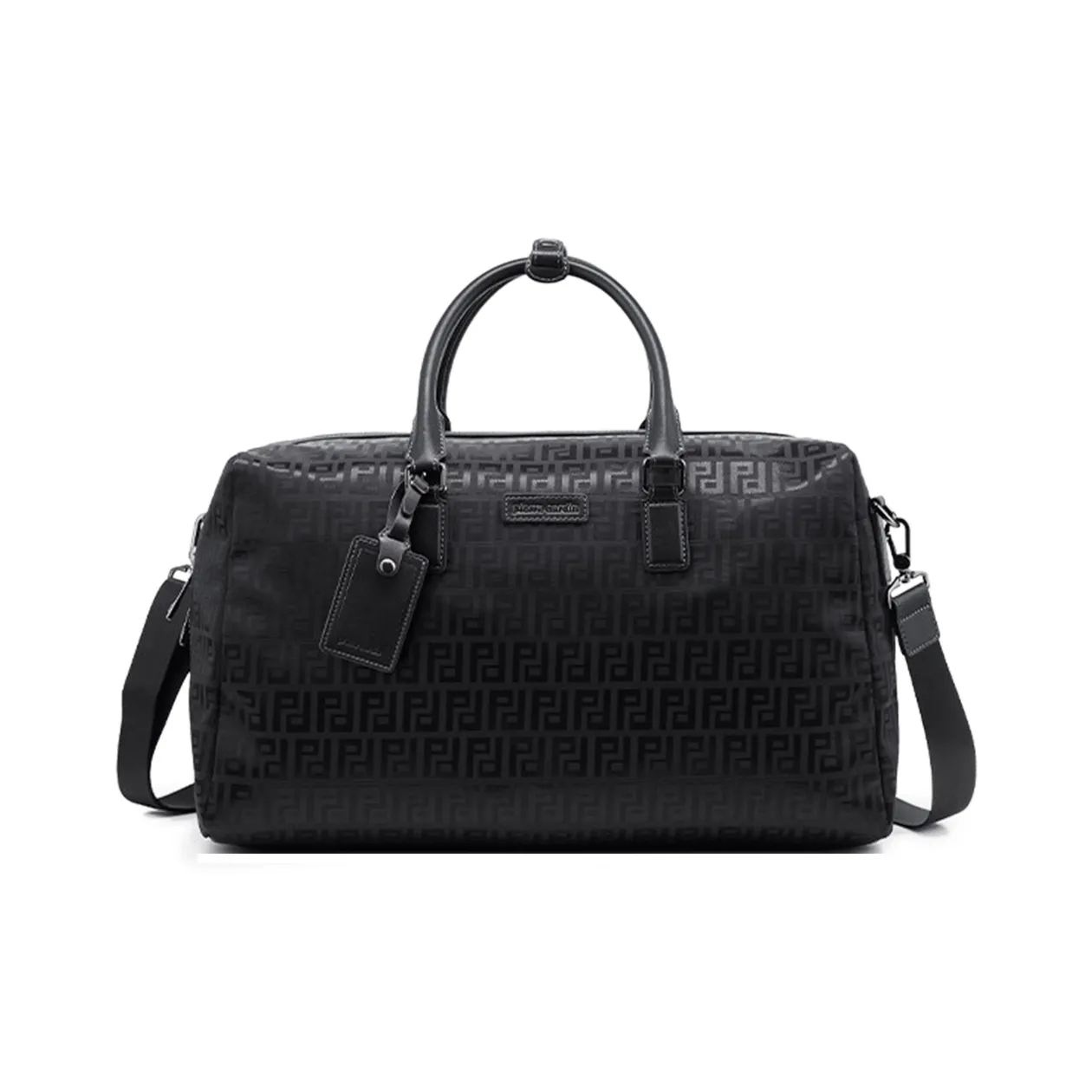 PIERRE CARDIN Fabric Business Luggage Bag Travel Bag Regular Men's Black