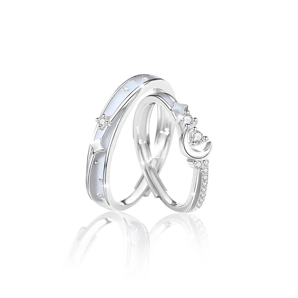 FOREVER MELODY Циркон Кольца Унисекс Серебряный