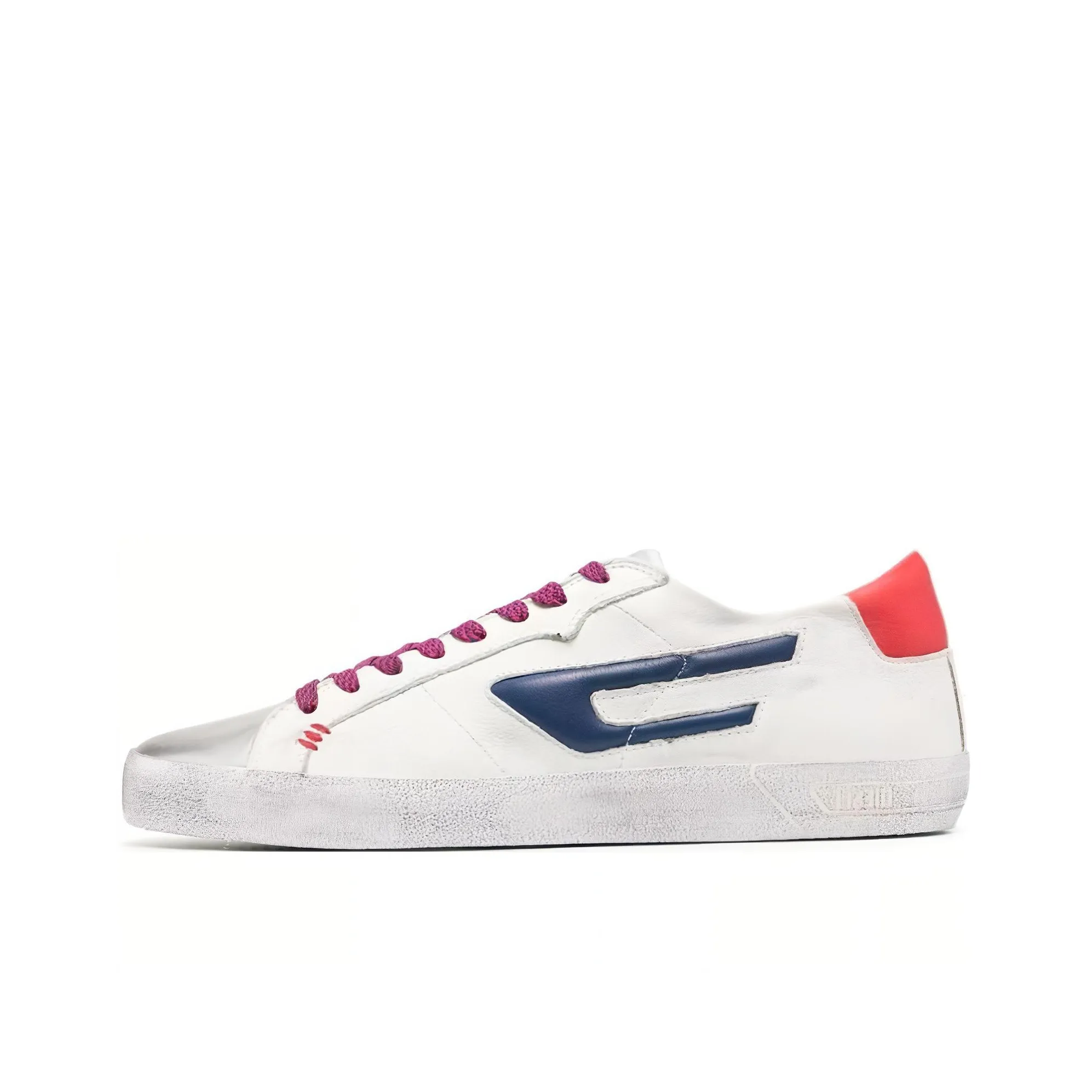 DIESEL Low Top Skateboard Shoes Men's White