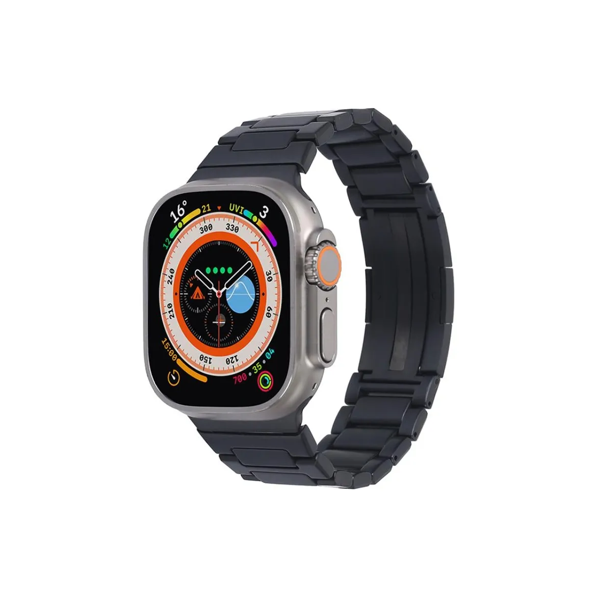 QIZHENG Часы Полоска Apple Совместимость Алюминиевый сплав Материал