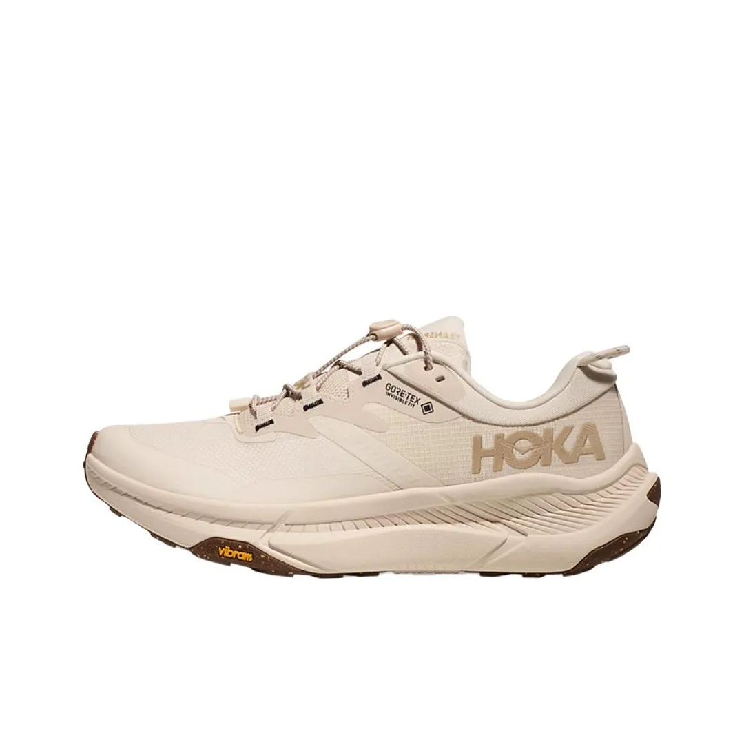 HOKA ONE ONE Transport противоскользящий устойчивый к истиранию низкий топ походная обувь унисекс цвет тауповый