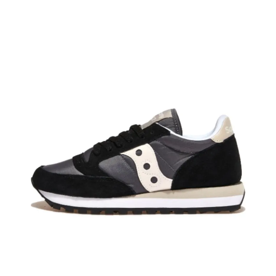 Saucony Jazz Original Anti-Slip Wear-Resistant Low-Top Running Shoes Women's Black