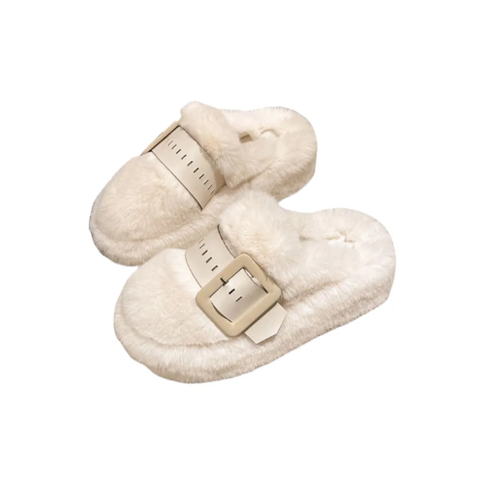 Meter Platform Fuzzy Slippers For Women's Fall And Winter Platform Mules Advanced Padded Shoes For Kids And Adults