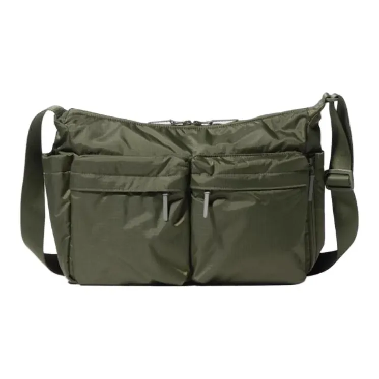 UNIQLO Polyamide Shoulder Bag Crossbody Bag Regular Unisex Dark Olive