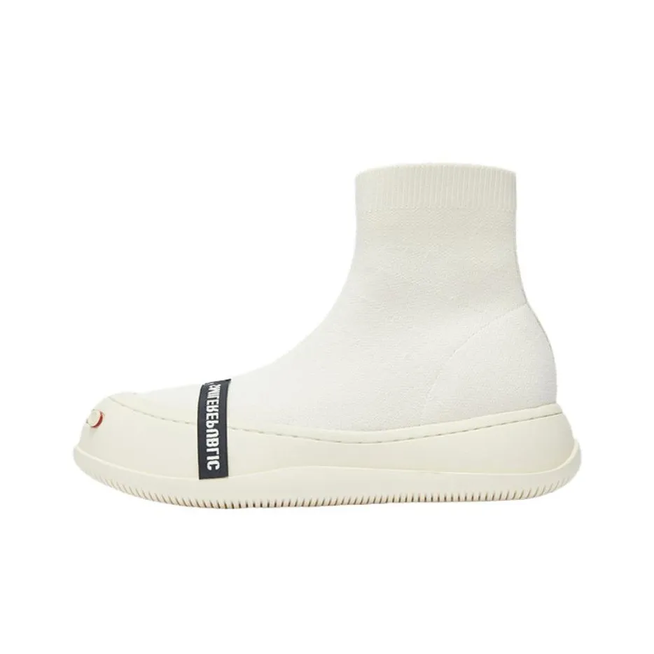 SMILEREPUBLIC Амортизаторы Slip-resistant High Top Casual Унисекс Белый