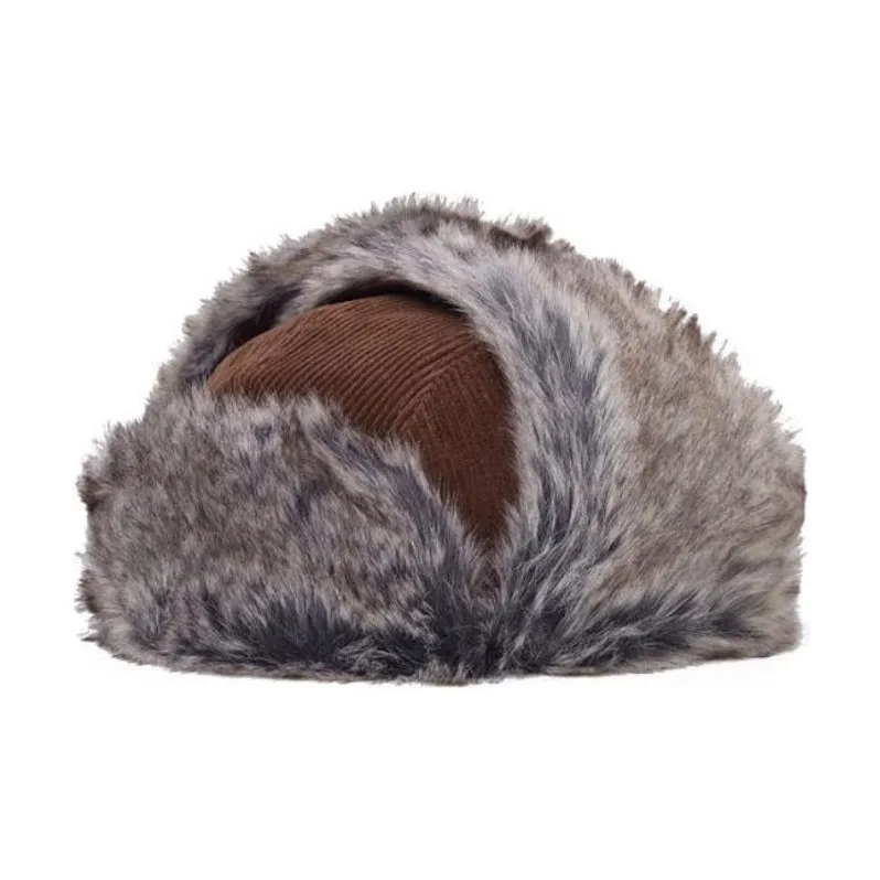 New Era Corduroy Trapper Hats Unisex Brown