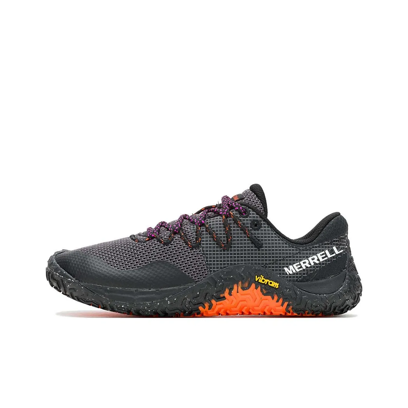 MERRELL Trail Glove 7 Shock Absorbers Slip Resistant Low Top Running Shoes Women's Black