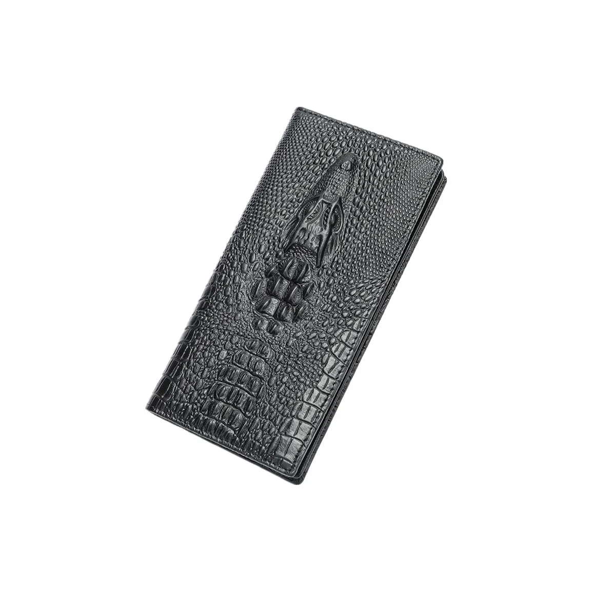 DOSRFINI Кошелек из коровьей кожи стандартный мужской черный