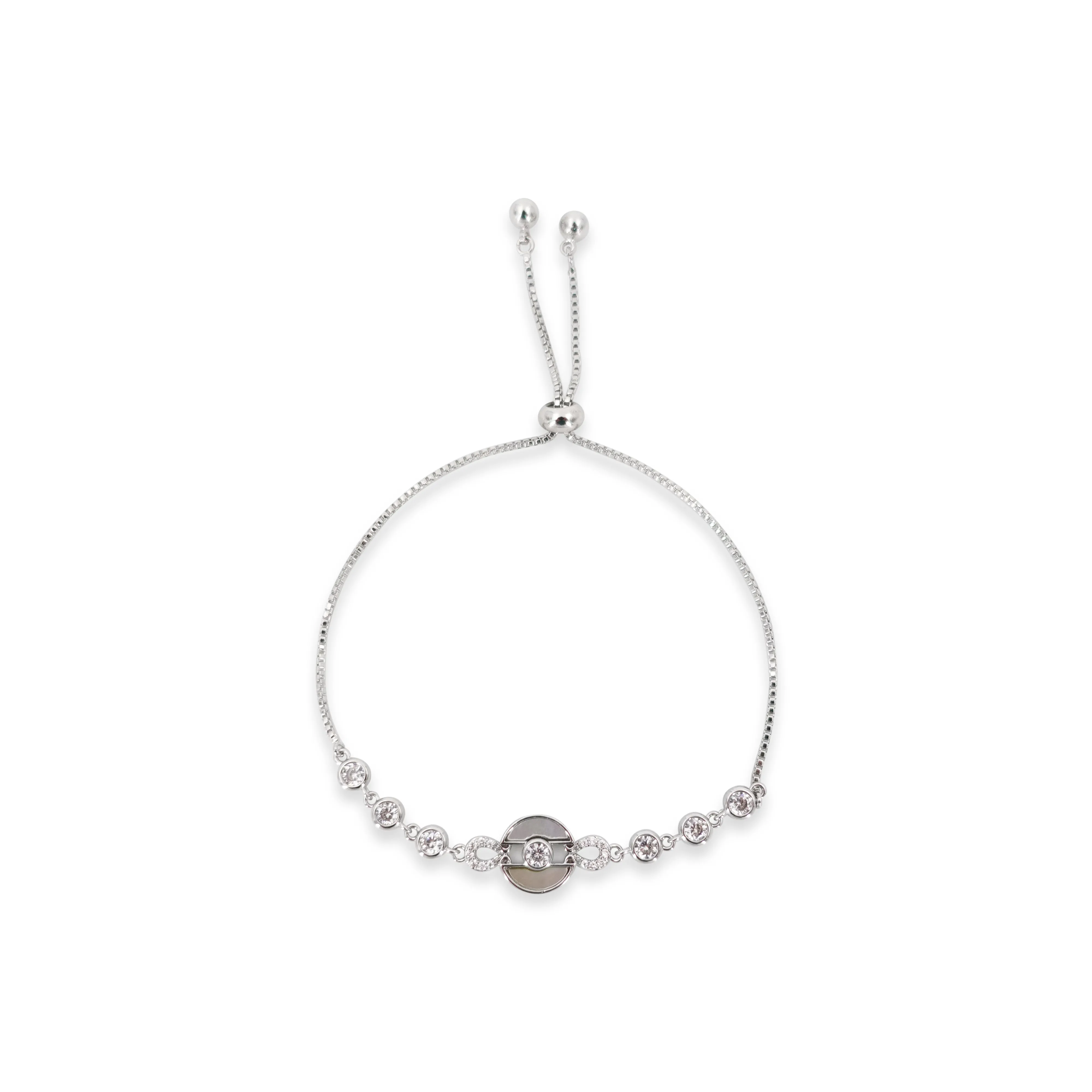 PINK U Сплав Браслеты Женские Серебристые