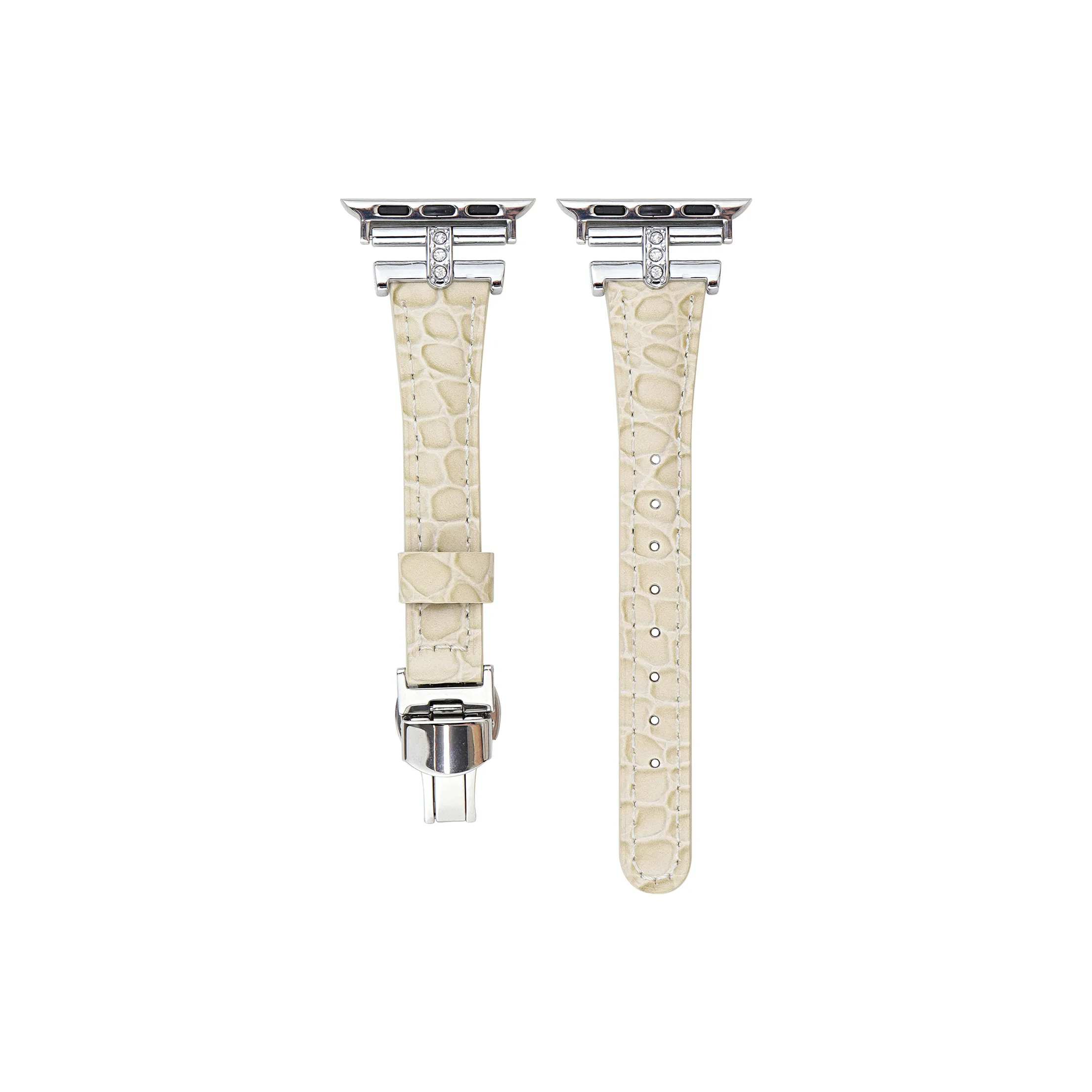Vobafe Watch Band Apple Compatibility Genuine Leather Material