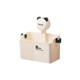 벽걸이 흡착 선반 - 라지 사이즈 크림 화이트 (울트라-고하중/탈부착 가능)