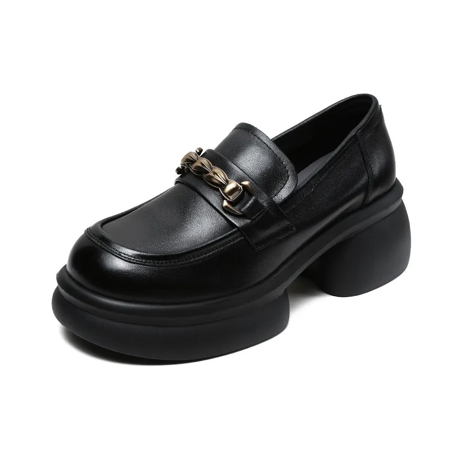 Devanro Loafers Women's Gold