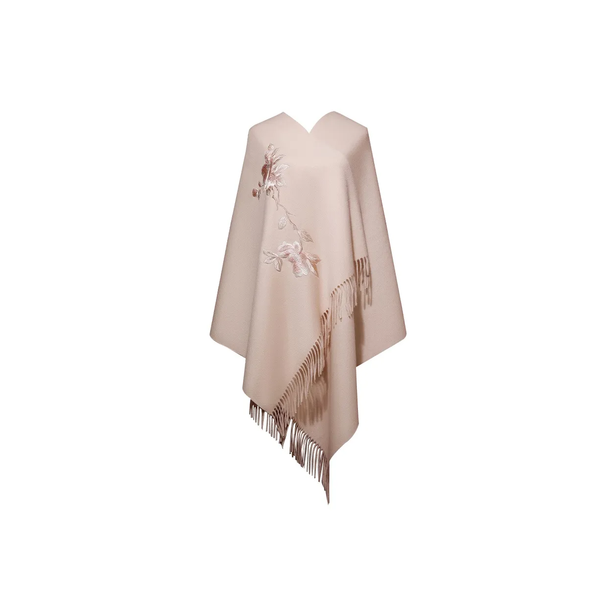 MERRIDARNO Шерсть Палантины Женские Red