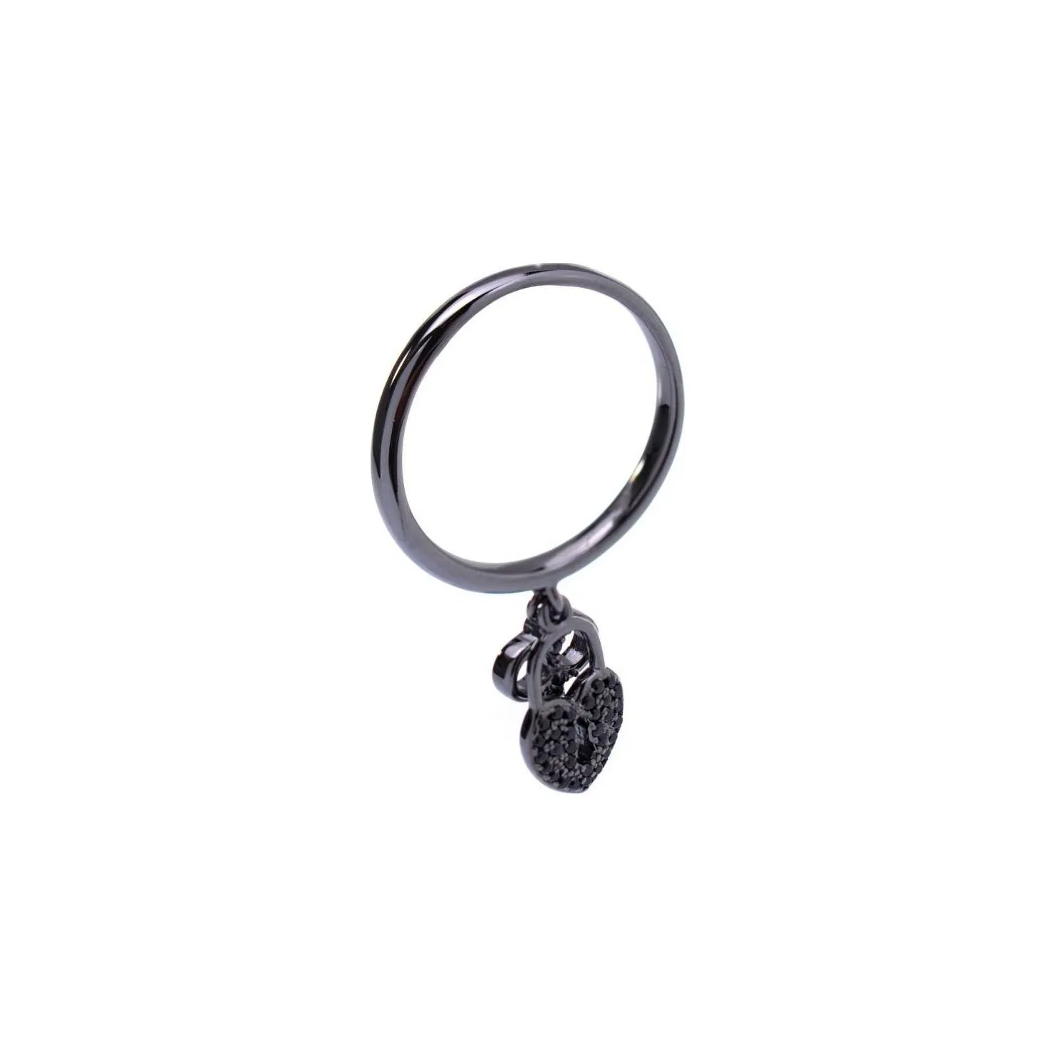 Folli Follie Metal Rings Women's Black