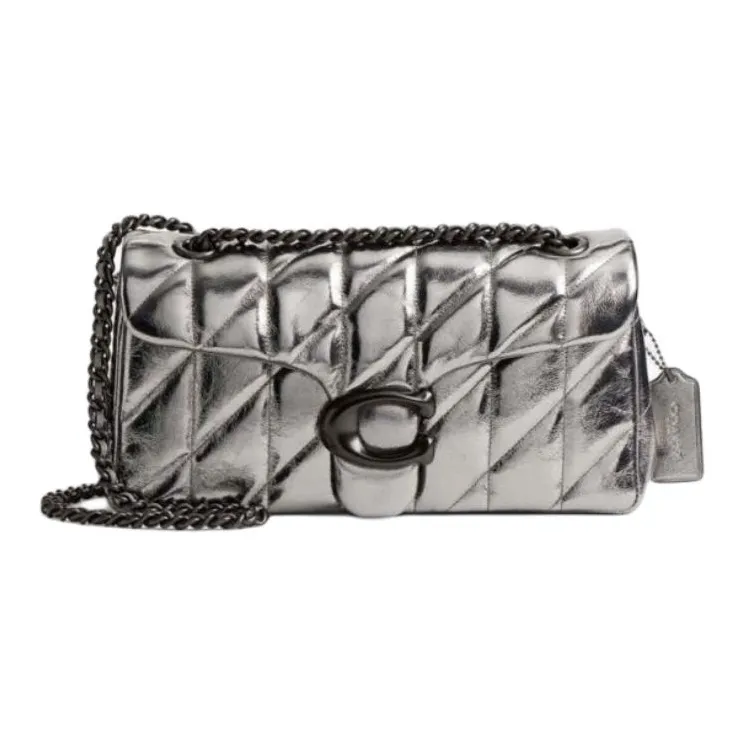 COACH Tabby Sheepskin Crossbody Bag Shoulder Bag Medium Women's Anthracite