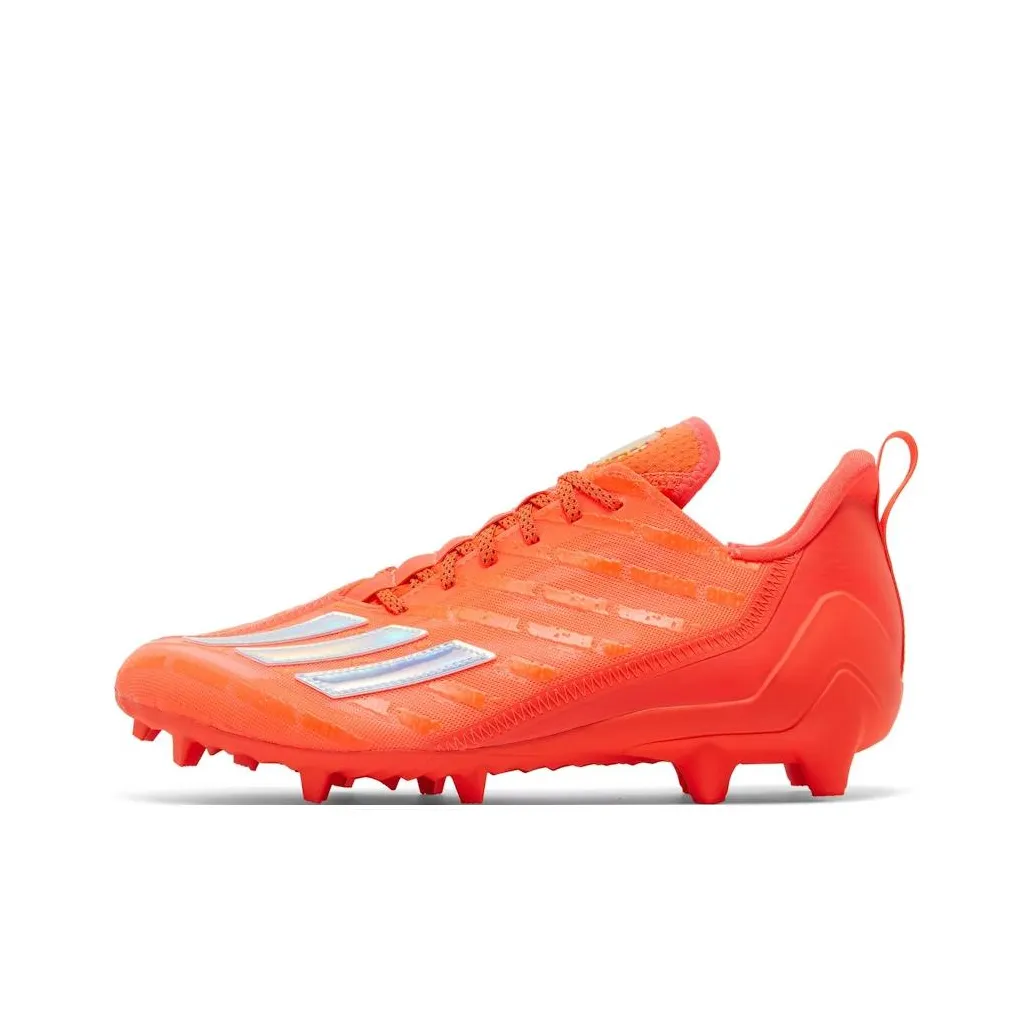 Adidas Adizero Cleats 'Solar Red Silver Metallic'