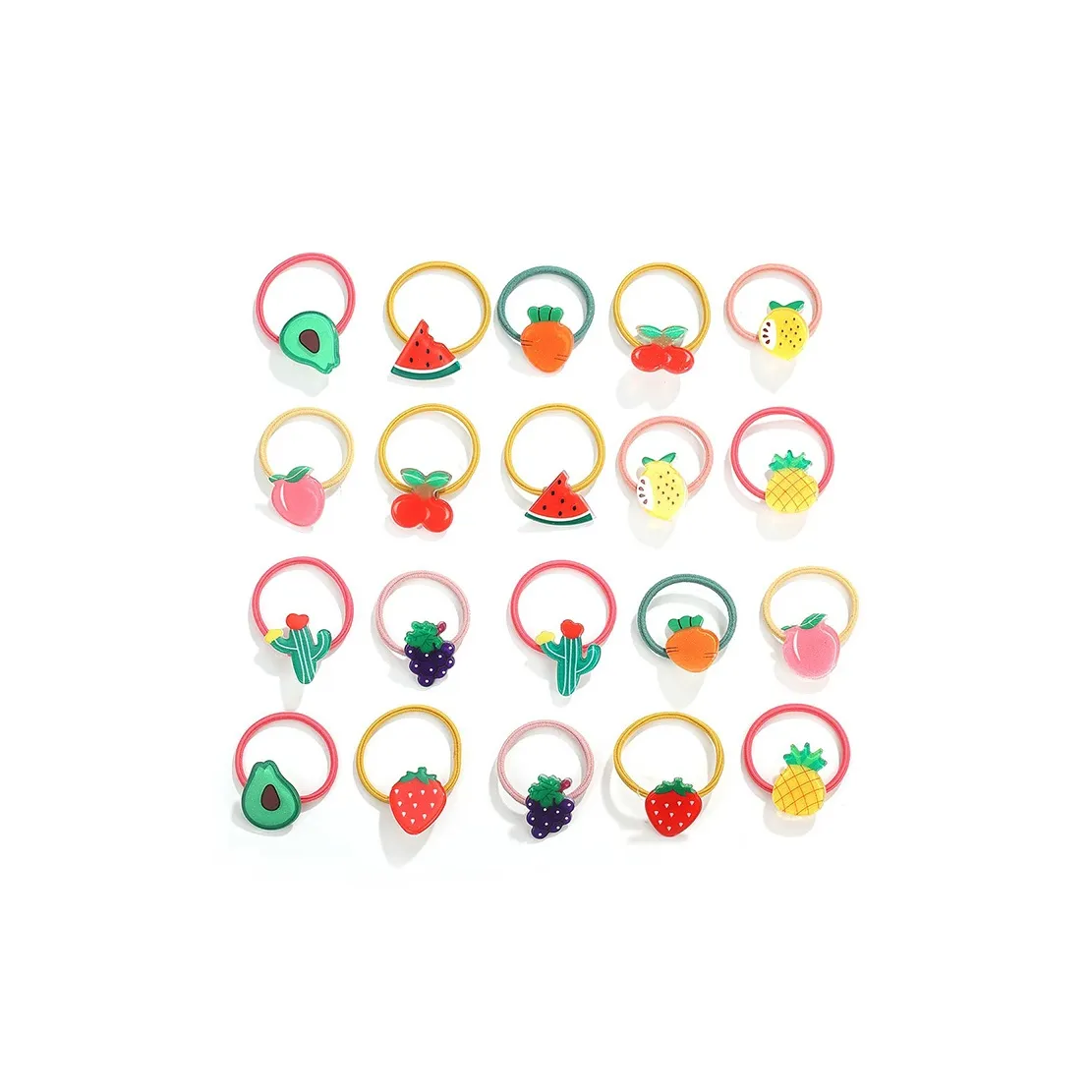 Yiru Смола Резинки-спирали для волос Kids