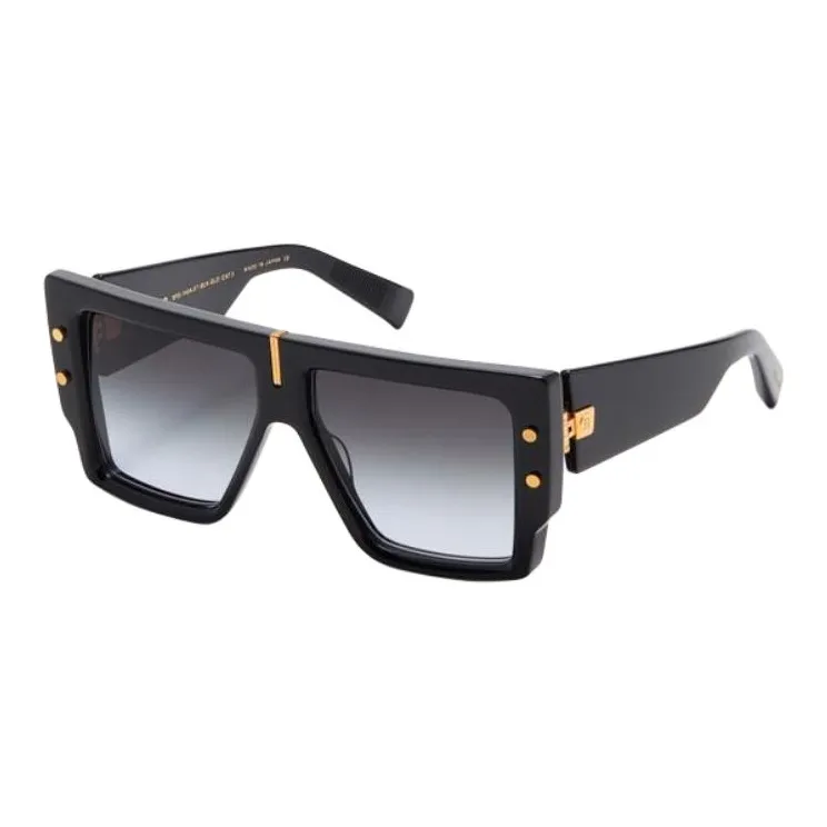 BALMAIN Eyewear B Grand Rectangle frame Gradient Sunglasses