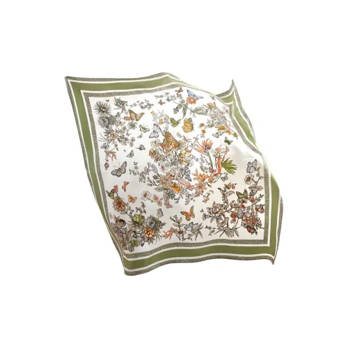Qian Huang Шарфы Женские из тутового шелка