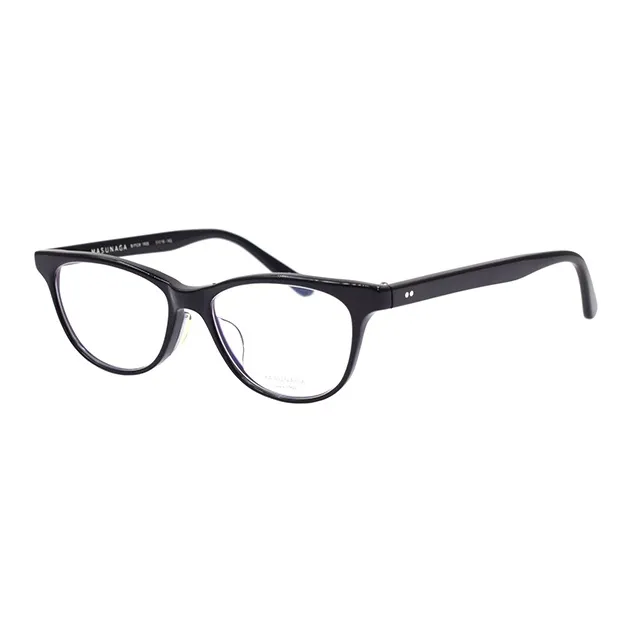 MASUNAGA Пластиковая оправа Кошачий глаз Оправы для очков Женские Черный